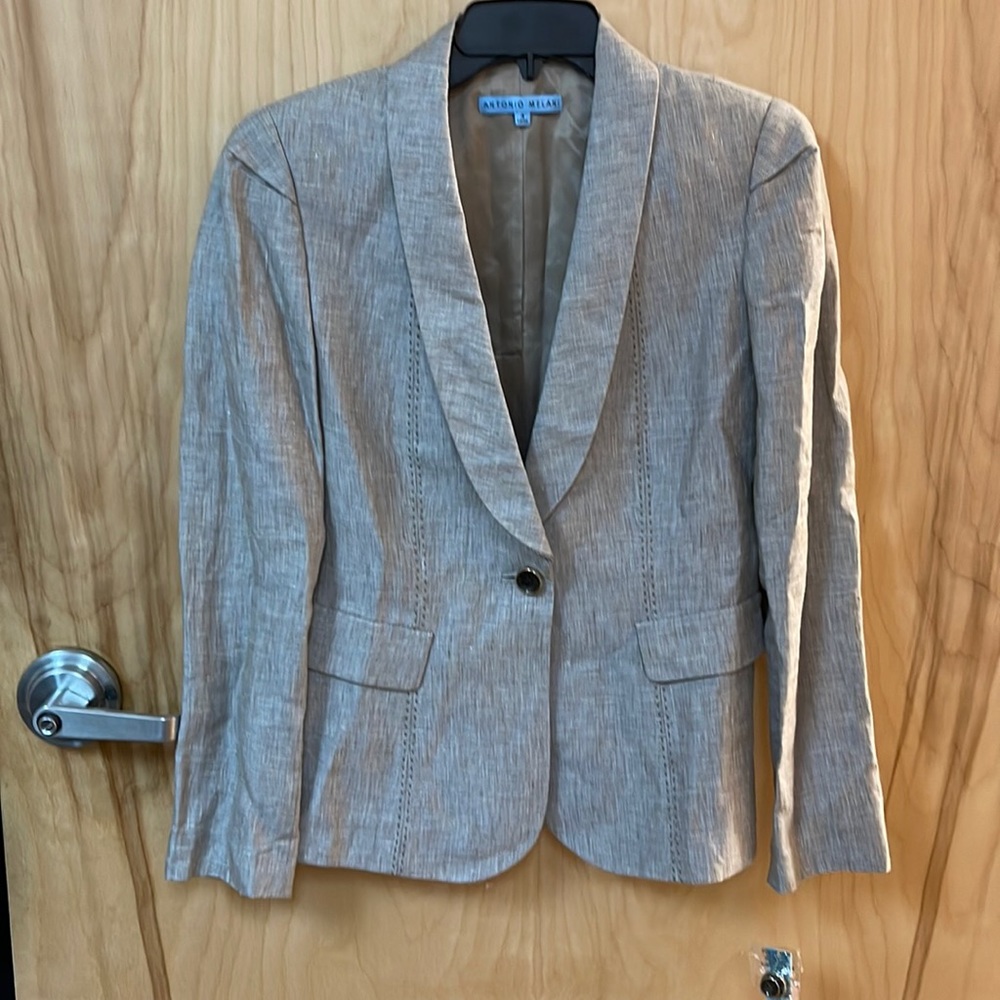 NEW!! Women’s Antonio Melani Jacket Garden Party Driftwood Size 4